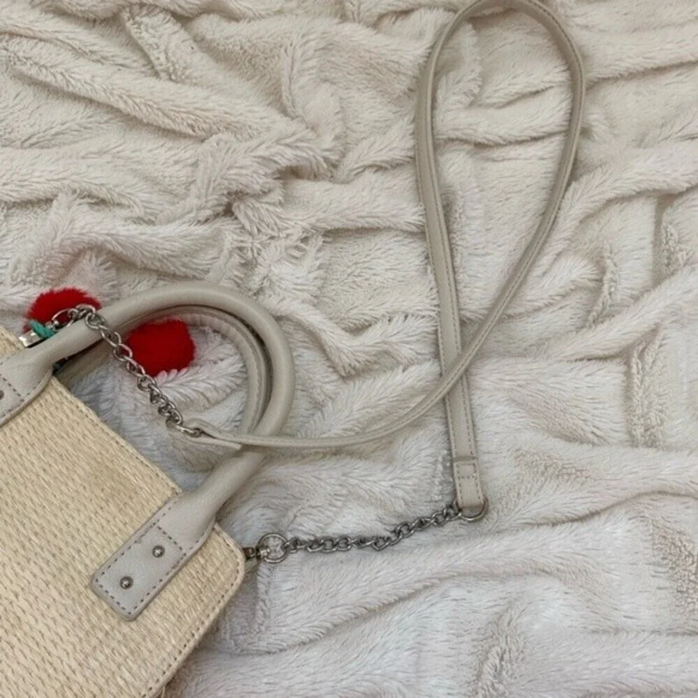 Cherry woven crossbody mini purse - Picture 6 of 6